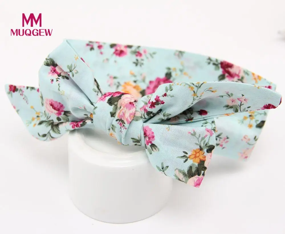

Free Shipping Toddler Baby Girl Cotton Stripe Bow Dot Print Baby New And Nice Design Headband Kids Hair Accessories 2018 NEW