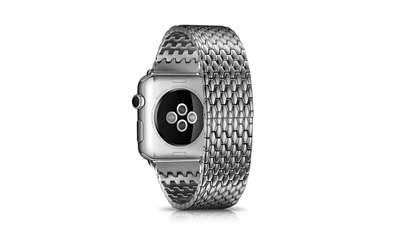 Браслет URVOI link для apple watch series 6 SE 5 4 высококачественный ремешок из нержавеющей