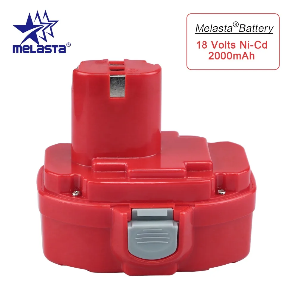 

MELASTA 18v Ni-Cd 2000mAh Replacement Battery for Makita Tools 1822 1823 1834 1835 192827-3 192829-9 193159-1 193140-2 193102-0