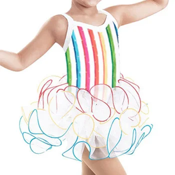 

2016 Real New Vestidos Elsa Dress Free Shippingchild Ballet Dress Spring Spaghetti Strap Dance Performance Wear Leotard Costume