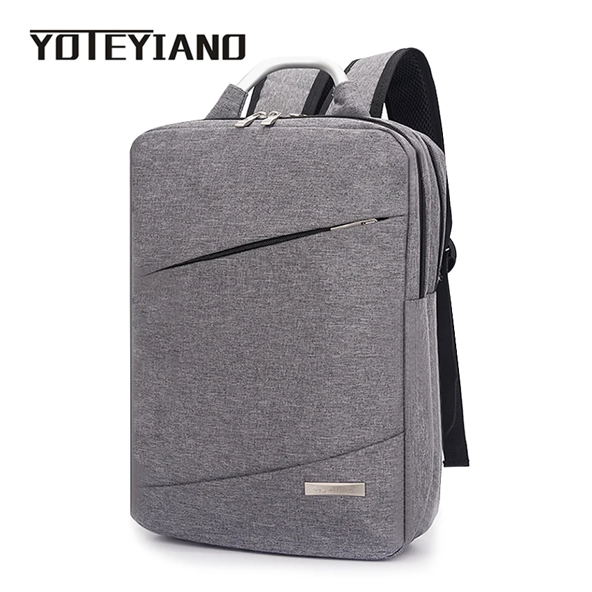 

YOTEYIANO Mens Backpack Business Laptop Rucksack Multifunctional Nylon College Teenager Travel Satchel Student Bag