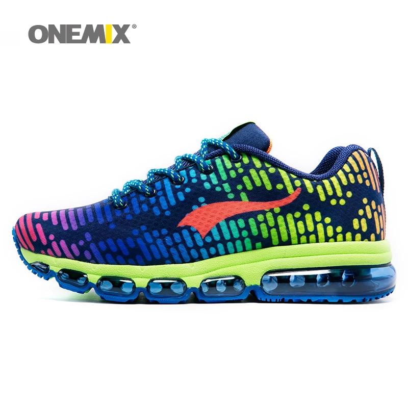 Onemix newest mens sports shoes women running breathable mesh male sneakers lace up zapatos de hombre adult shoes size EU 36-46