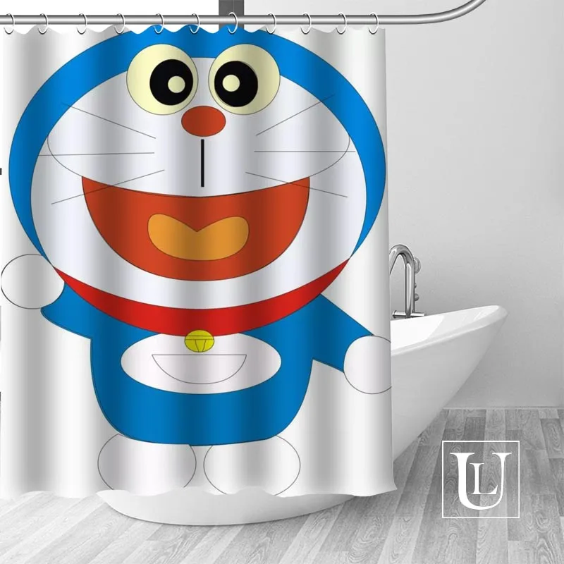 Горячее предложение Экологичные Doraemon душ Шторы пользовательские Ванная комната Шторы современный полиэстер ткань толщиной Водонепроницаемый плесени - Цвет: 21 Shower Curtain