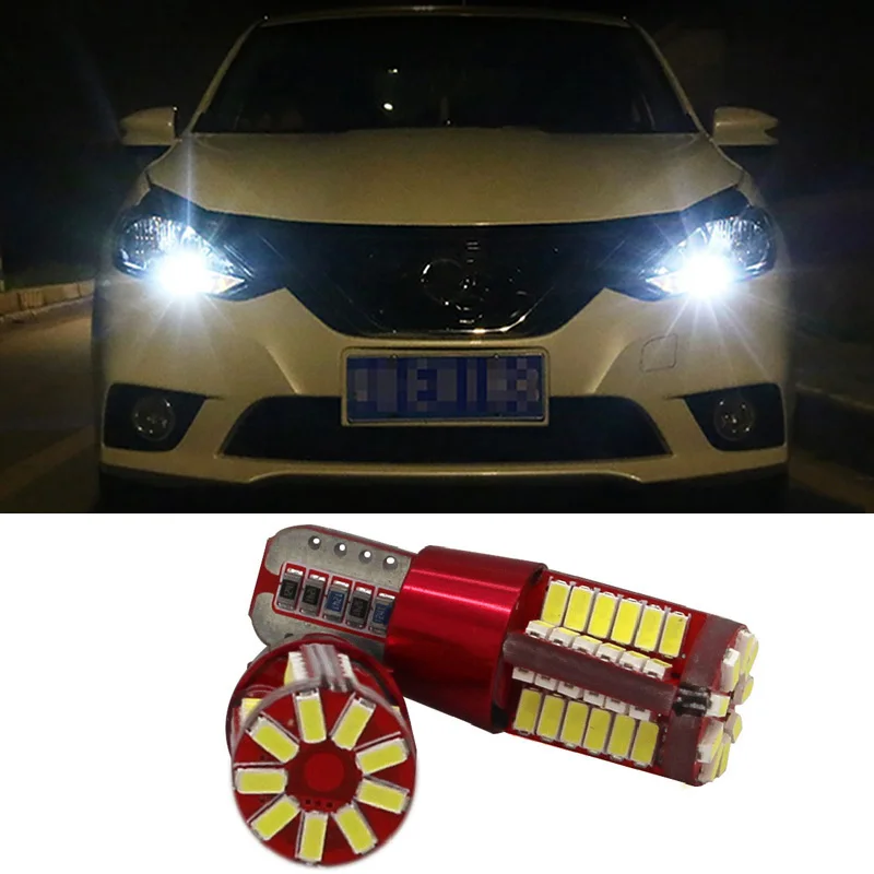 2x T10 LED Car Clearance Lights Parking Light for Nissan Qashqai J11