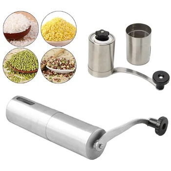

Stainless Steel Manual Coffee Bean Grinder Mill Hand Grinding Kitchen Tool