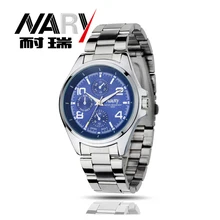 Nary montres hommes marque de luxe Business Watch quartz montre sport homme complet steel montres Casual horloge relogio masculino 2016