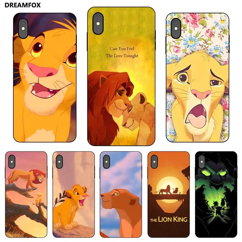 

N389 Simba Cool Black Silicone Case Cover For Apple iPhone 11 Pro XR XS Max X 8 7 6 6S Plus 5 5S SE