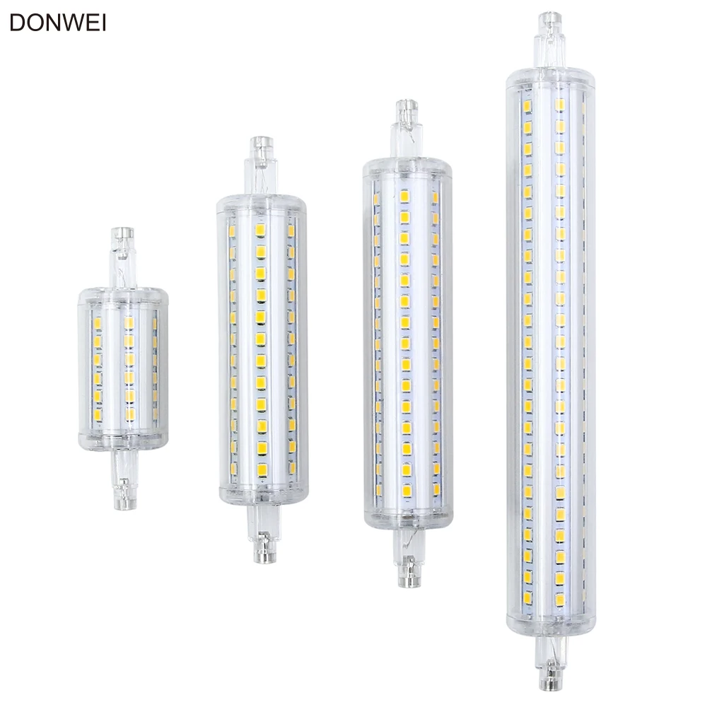 

5W 10W 12W 15W R7S Dimmable LED Corn Bulb 360 Degrees Light-emitting Horizontal Insert Light Blulbs AC110V 220V