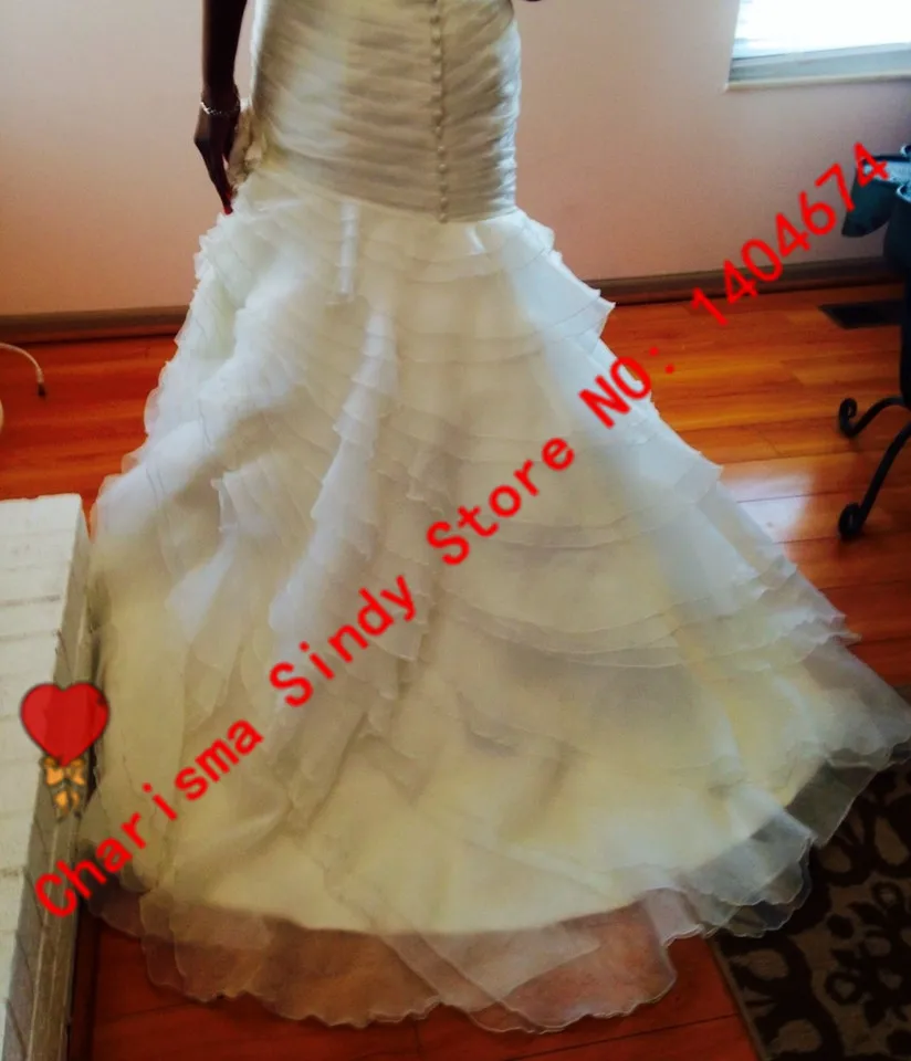 Бесплатная доставка свадебное платье русалка свадебные платья 2015 Vestido де noiva