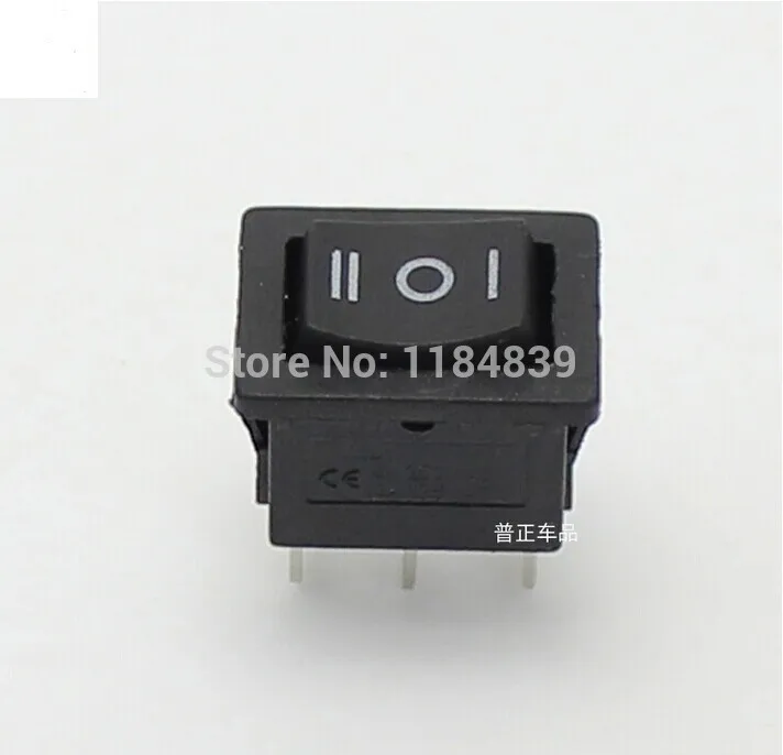 

10 pcs three gear Rocker Switch car and motorcycle modification boat switch 3 speed high quality black square 12V 10A