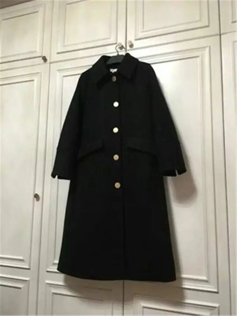 thin Casaco Épais Hiver Nouvelle X51 Pardessus 2018 Section Chaud Laine Doublure Section Double Breasted Feminino Thick De Rembourré Manteau Automne Vestes Mode Femmes f11qt6ax