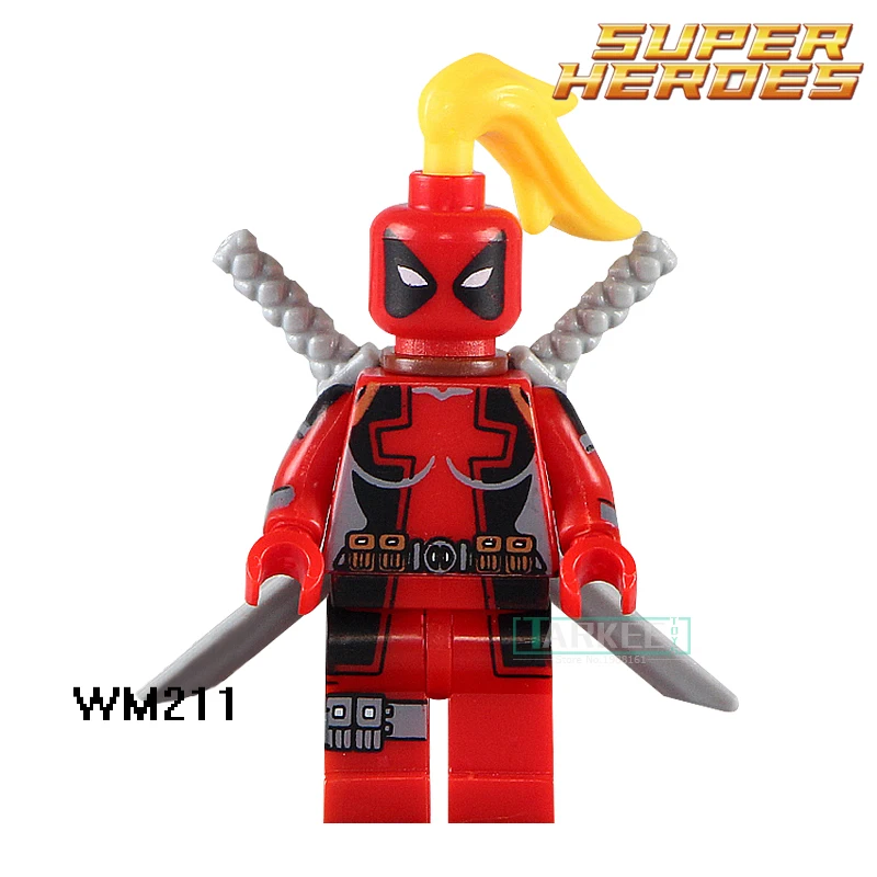 

Building Blocks Custom She-Deadpool WM211 Marvel Figures Super Heroes Star Wars Set Model Action Bricks Kids DIY Toys Hobbies