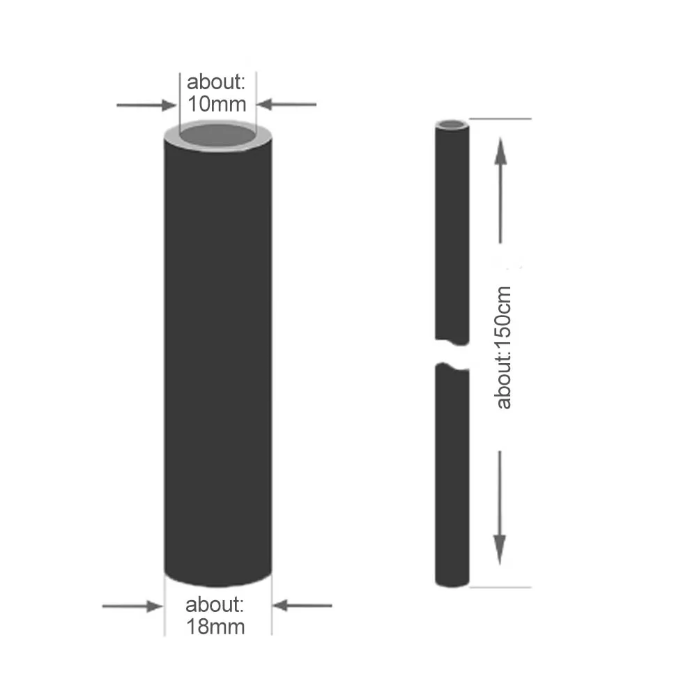 SY 1 шт. 5 м силиконовый шланг кальян для кальяна веревка конопли Стиль трубы