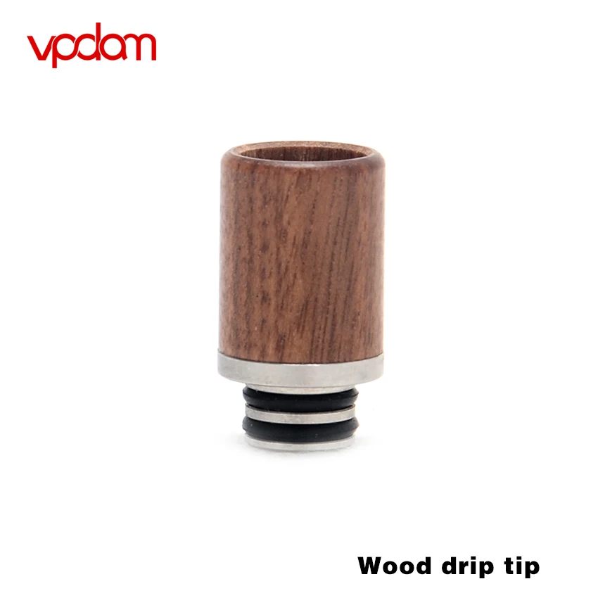 100 Original Vpdam 510 Wood Drip Tip Cap Connection Thread 510 Drip