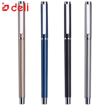 

Deli 12PCS/set Gel Pen Ink 0.5mm 4 Colors Business Gel Pen Black Ink Writing Neutral Pen Stationery Office School Supplies