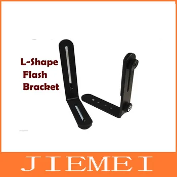 

Tripod Monopods Metal L-Shape Flash Bracket Flashlight Camera Holder Mount Speedlite DSLR SLR 2p