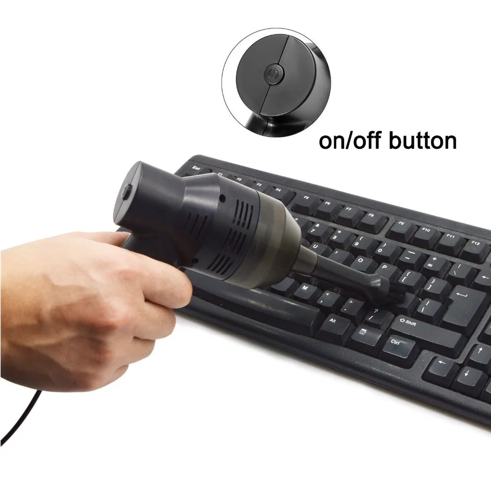 

Mini Multi-functional USB Vacuum Cleaner Computer Cleaning Kits Tools For Keyboard Dust, Bread Crumbs, Paper Scrap, Car