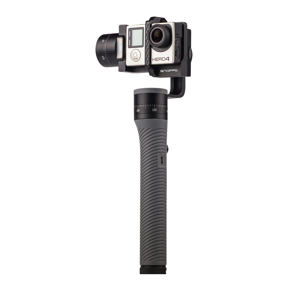 

Snoppa SnappaGo 3-Axis Handheld Handle Gimbal Stabilizer For Gopro Hero3 3+ 4 Action Camera Video Recording For xiaomi Yi Camera