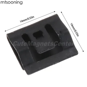 

mtsooning 10Pcs 14mm Car Console Navigation CD DVD Sound Panel Metal Iron Fastener For Honda Civic Accord