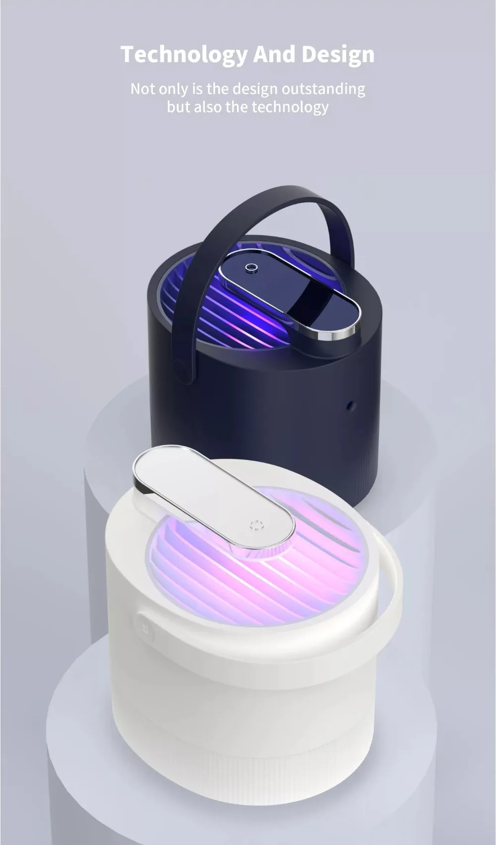 Newest Xiaomi Mijia Mosquito Killer Lamp USB Electric Photocatalyst Mosquito Repellent Insect Killer Lamp Trap UV smart Light (6)