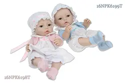 НПК 2017 новое кольцо minidoll реалистичные Популярные reborn baby из мягкой натуральной touch детские куклы кукла подарок на день рождения