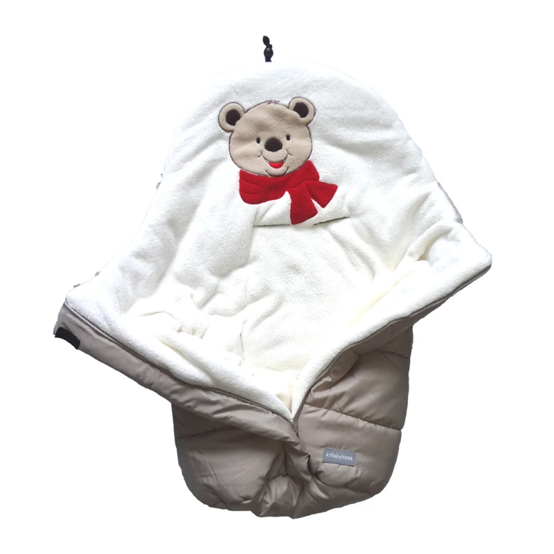 Теплый для детской коляски спальный мешок из флиса; муфта для младенцев; пеленка; конверты для новорожденных; детское одеяло; 4 цвета; спальный мешок