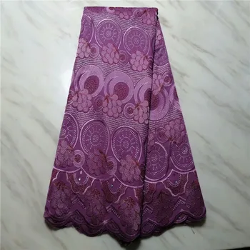 

High Quality Swiss Voile Lace 2019 African wholesale Fabric Swiss Cotton Voile Lace Fabric For Clothes With Stores pl65-1595