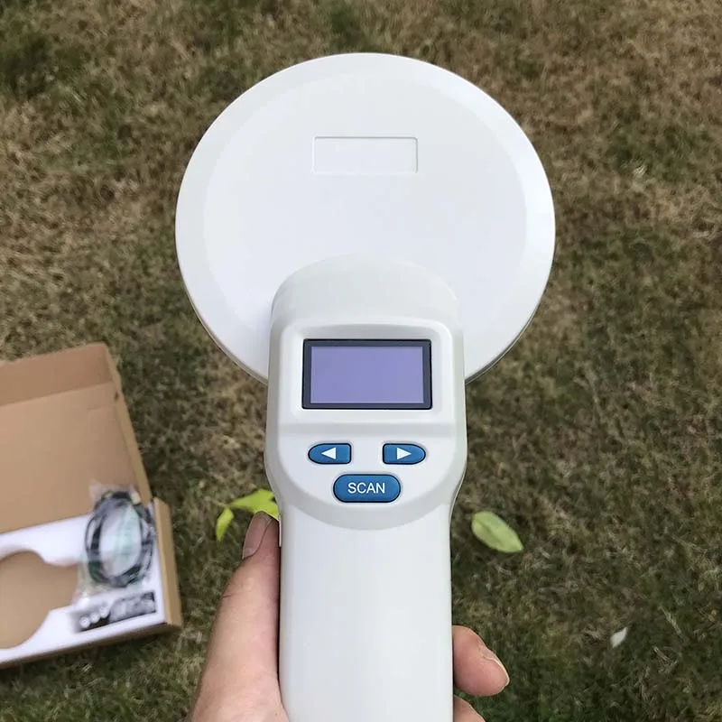 

Hot Pet ID Scanner Handheld Free Microchip Transponder Low frequency Animal Chip Reader @LS JY20
