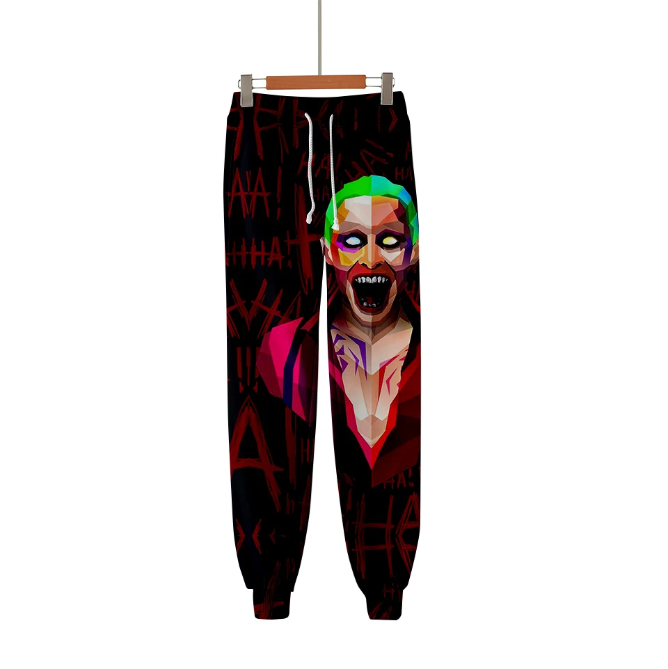 Frdun мужские и женские штаны с 3D принтом в стиле Джокера, модные штаны для пробежек в повседневном стиле, новинка года