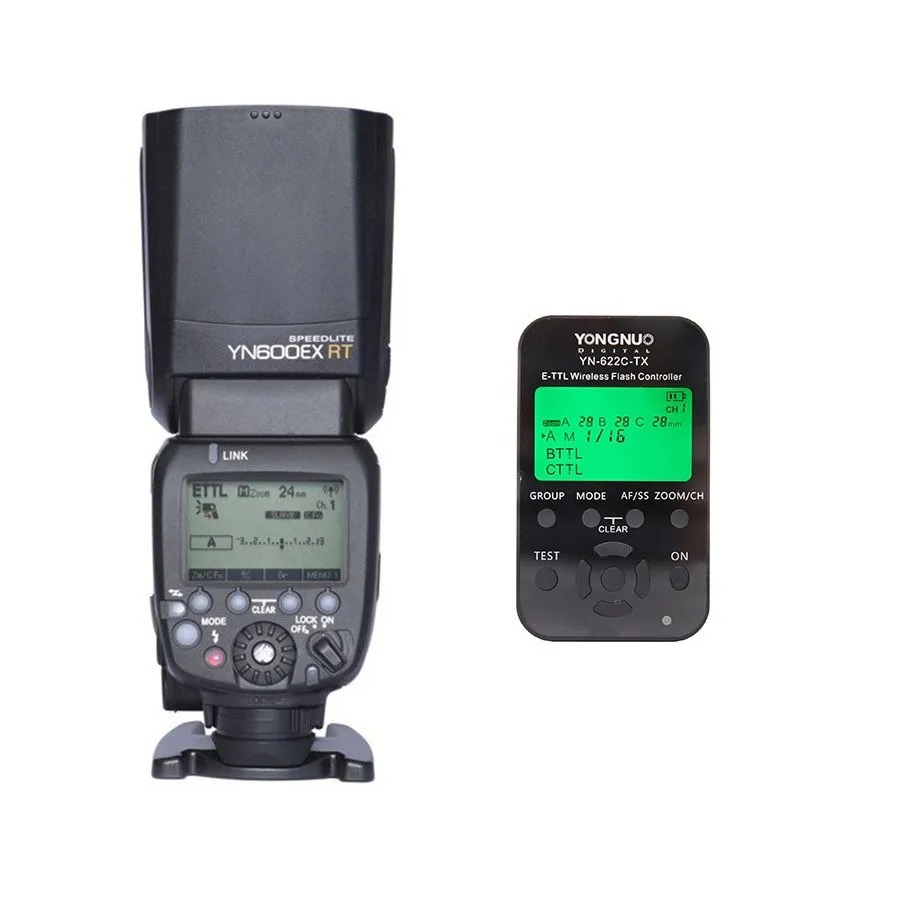 Yongnuo-YN600EX-RT-YN600-EX-RT-Wireless-TTL-HSS-Flash-Speedlite-YN622C-Flash-Trigger-YN622C-TX