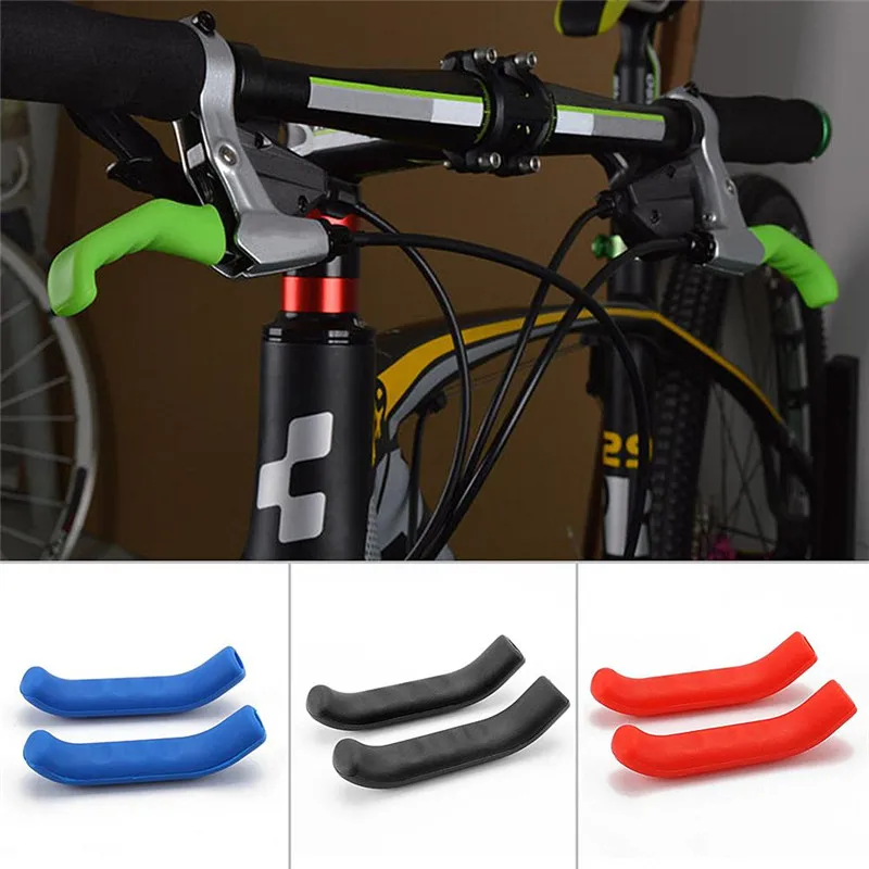 

OUTERD Silicone Universal Brake Handle Lever Protection Cover Protector Sleeve for Mountain Road Bike Fixed Gear Bicycle Sticker
