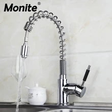 Поток горячей/холодной воды кухня Cozinha Torneira Kpah 8547B-2 палуба крепление хром керамика латунь сосуд Раковина смесители, смеситель