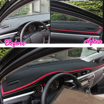 

Car Dashboard Dash Sun Shade Protection Cover Pad Mat Carpet Fit For Toyota Corolla 2014 InteriorDecoration Auto Accessoriess