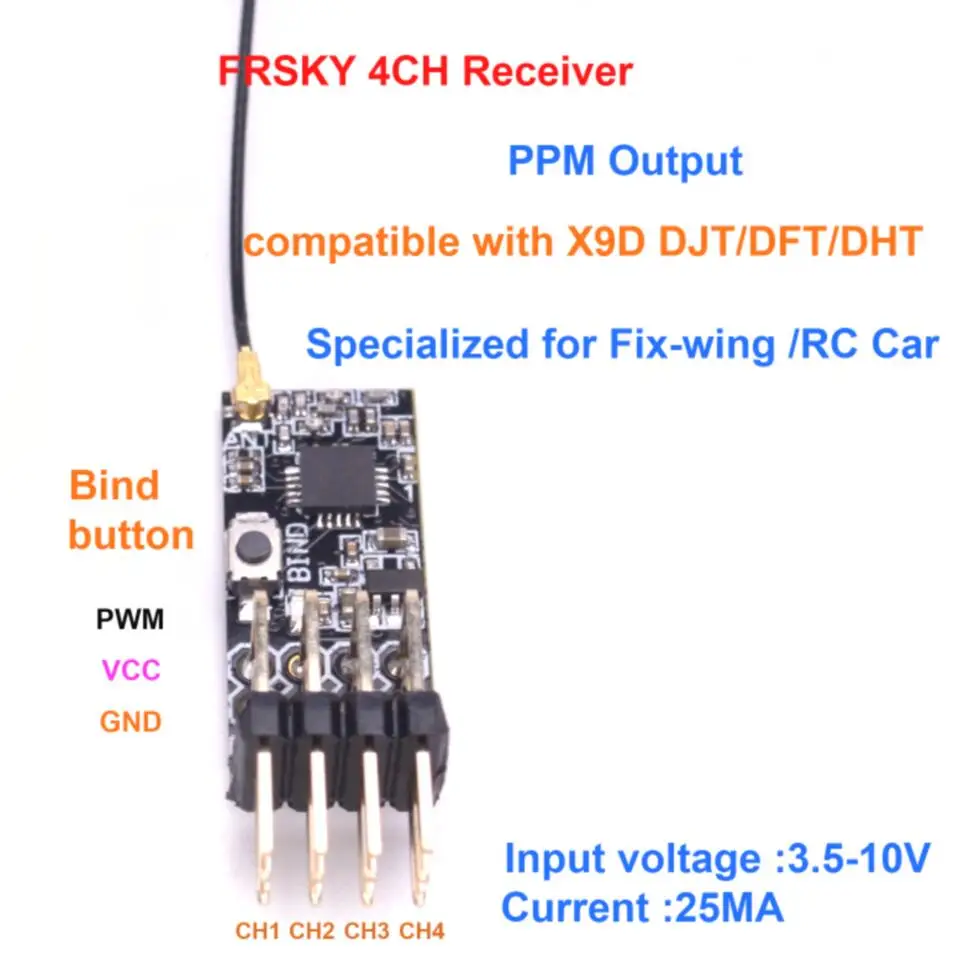 frsky rc car receiver