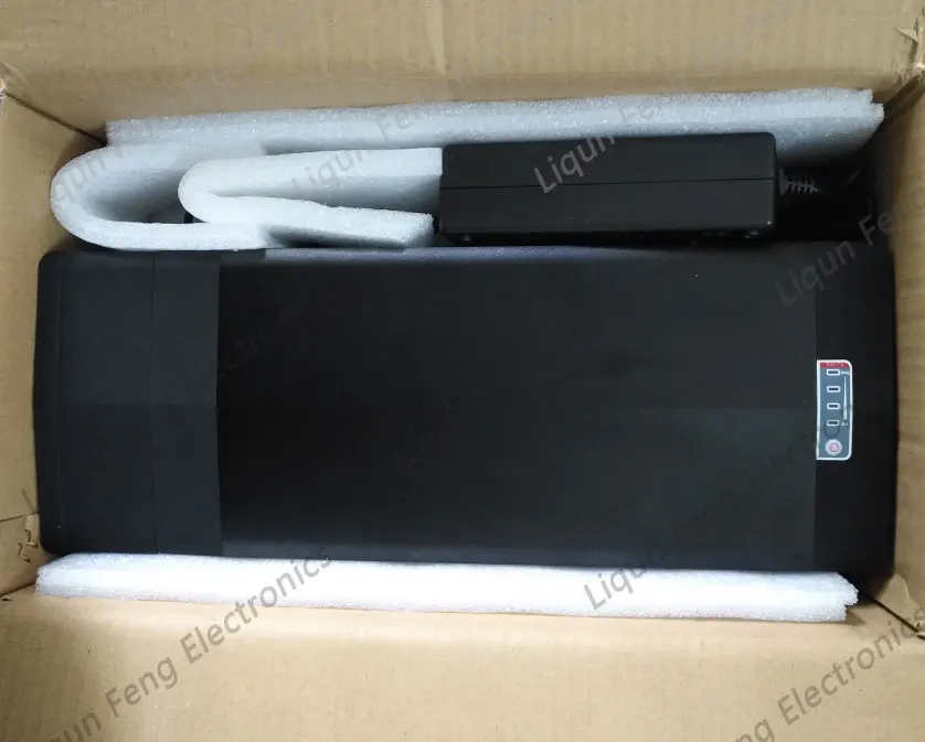 Flash Deal 1200W 48V 30AH Lithium Battery Use LG cell with USB Port Aluminum Alloy Rear Rack Battery Pack 48V 30AH Electric Bike Battery 10