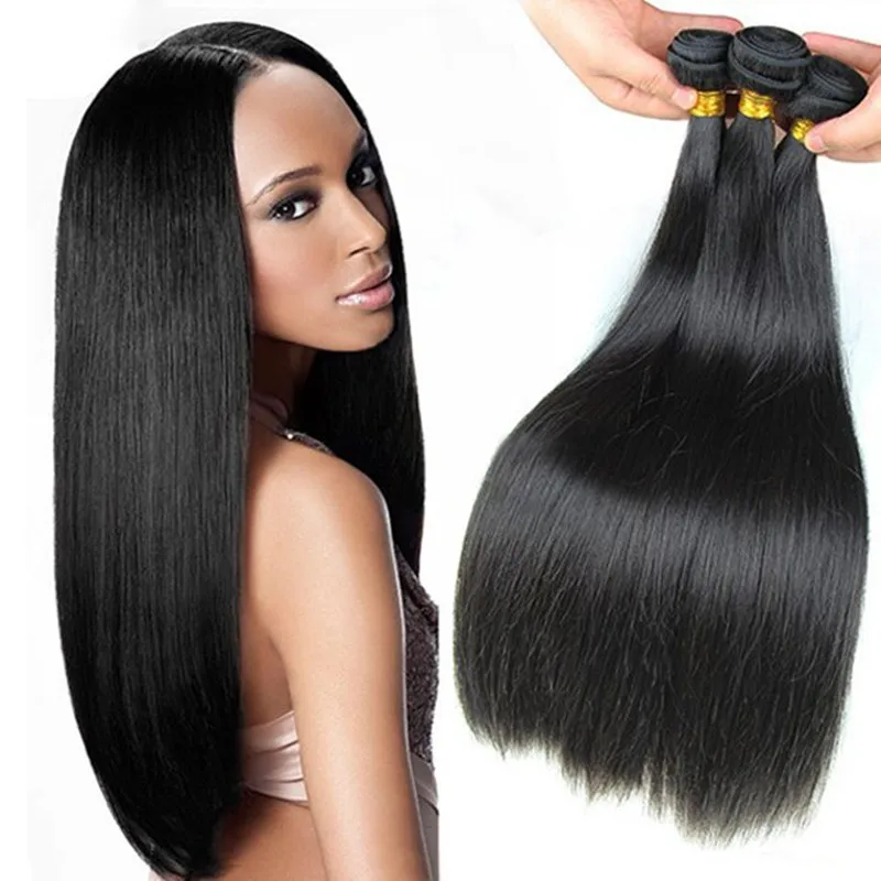 7a Indian Virgin Hair Straight 4 Bundles Gossip Hair Products Indian Straight Hair Unprocessed 