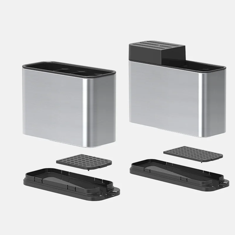 Stainless steel knife rack high quality chopstick cage fork shelves spoon holder reinforced kitchen supplies cutlery organizer