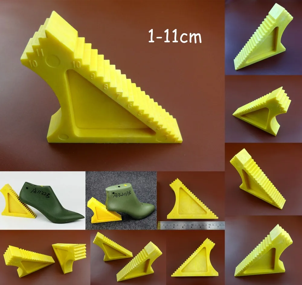 Сапожок сапог ремонт обуви дизайн Высота каблука Измерительная Линейка Инструмент Кожа ремесло Creaser Groover Skiver Инструмент