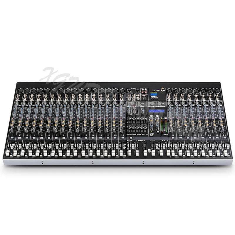 Professional DJ Mixer 24 Channel USB Stage Karaoke