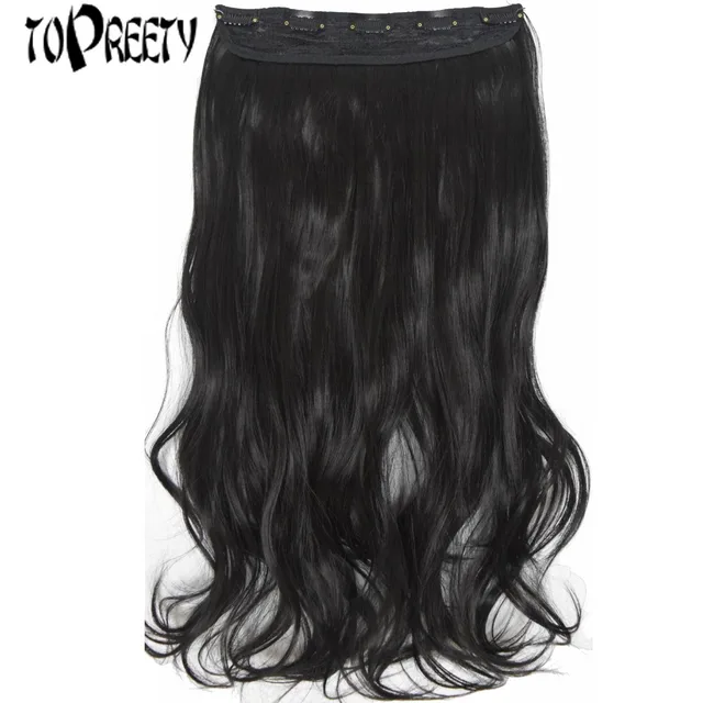Best Price TOPREETY Heat Resistant B5 Synthetic Hair Fiber 22" 55cm 120gr Wavy 5 clips clip in Hair Extensions Best Price TOPREETY Heat Resistant B5 Synthetic Hair Fiber 22" 55cm 120gr Wavy 5 clips clip in Hair Extensions