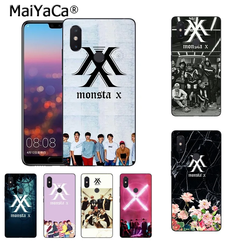 MaiYaCa Monsta X Band Amazing Новое поступление чехол для телефона xiaomi mi 8 se 6 note2 note3 redmi 5 plus note4 |