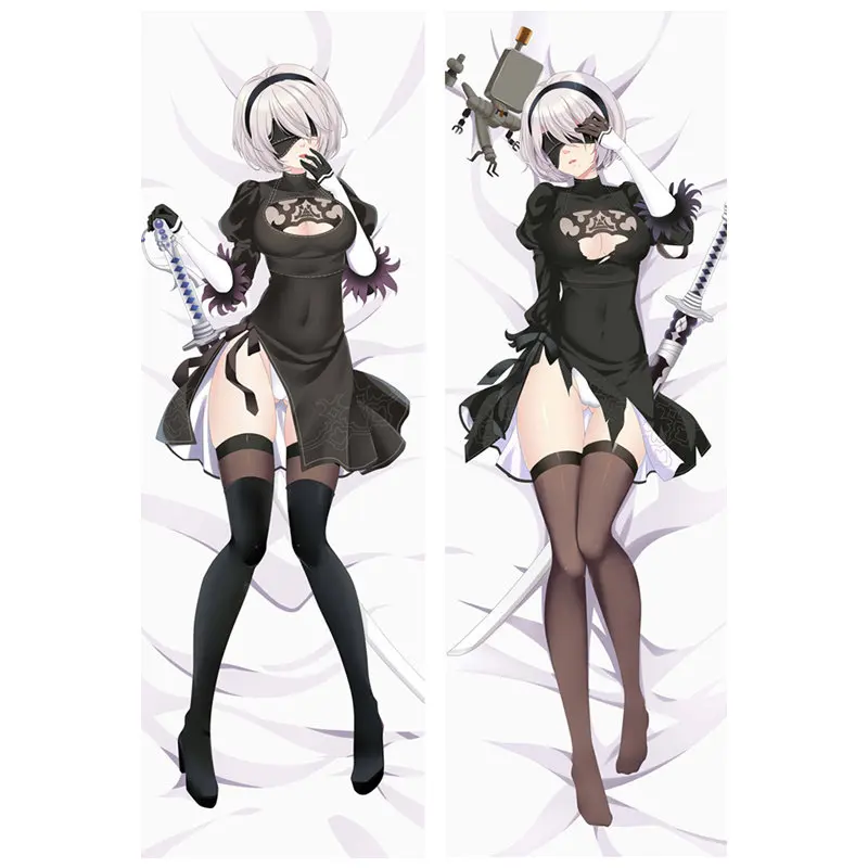 Аниме игра ниус: Автоматическая Декоративная Подушка Чехол YoRHa тип A № 2b 9S