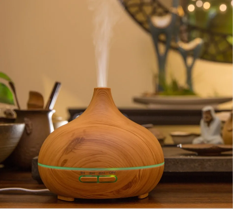 Essential Oil Diffuser Aromatherapy Cool Mist Ultrasonic Humidifier 7-Color LED 