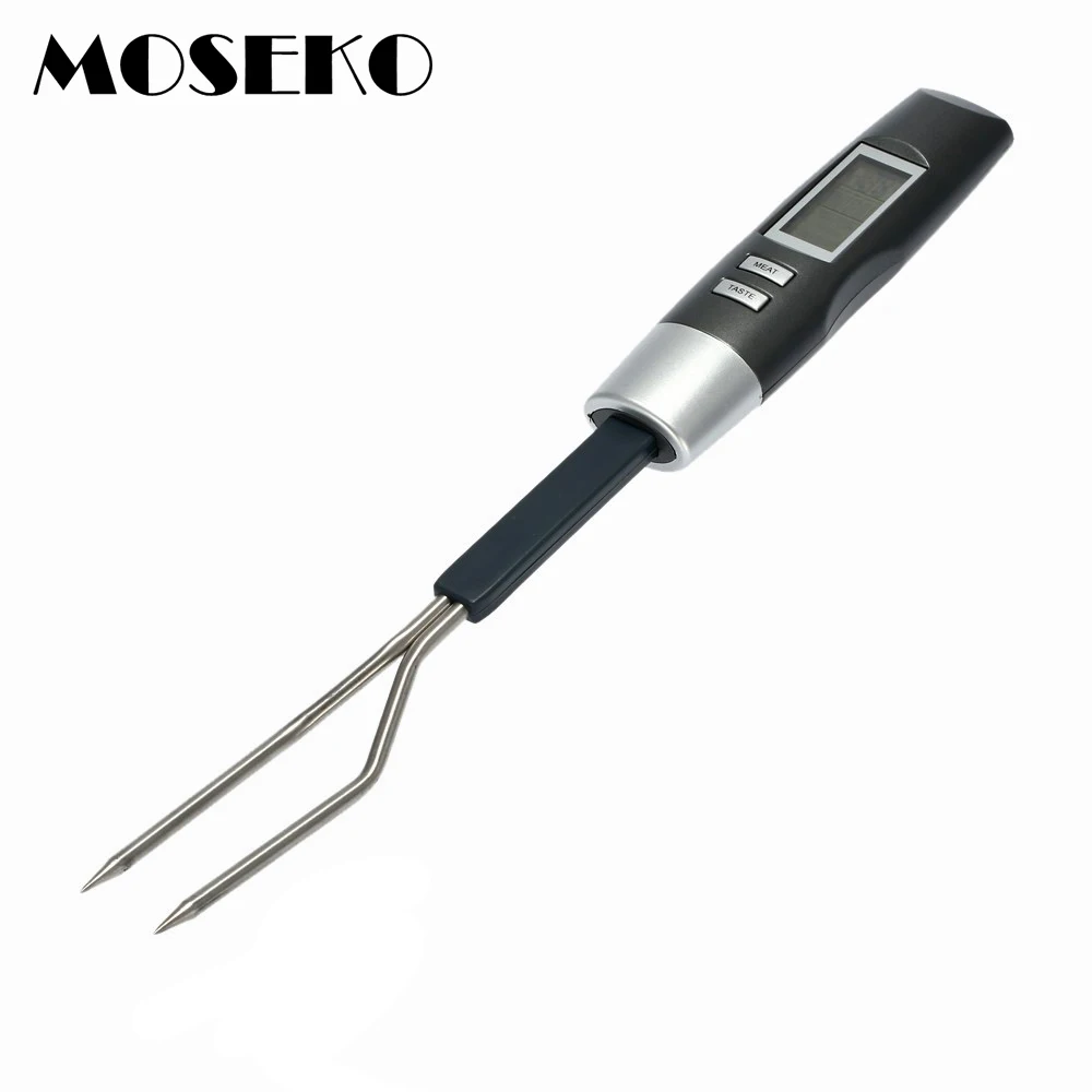 

Backlight Programmed Digital BBQ Meat Fork Thermometer Oven Food Kitchen Thermometer Hanging Cooking Tools with Probe