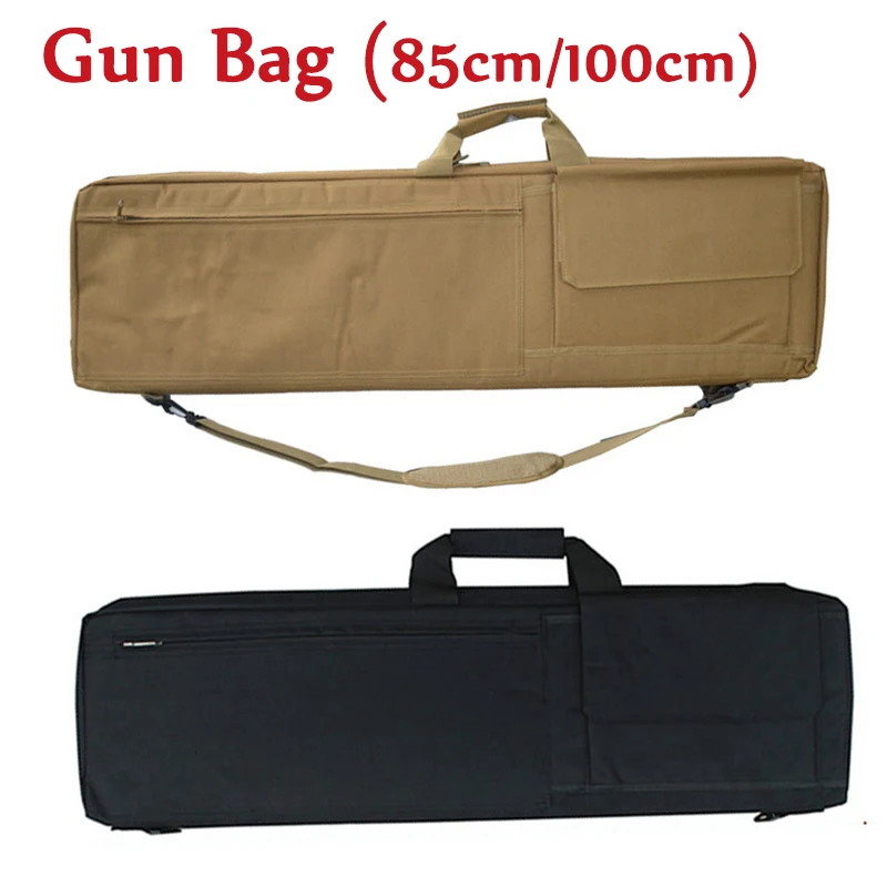 

Tactical Hunting Airsoft Air Gun Carry Case Gun Nylon Holster Shoulder Bag Hand Carry Strap Gun Protection Bag 85cm / 100cm