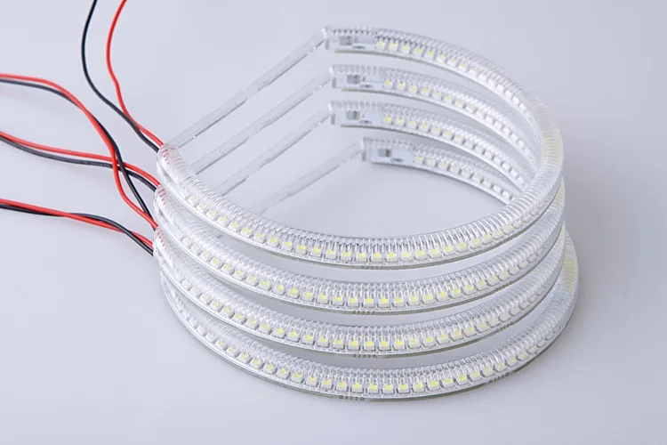 131 мм + 145 комплект светодиодов глаза ангела ксенон белый SMD LED гало кольца для BMW E46