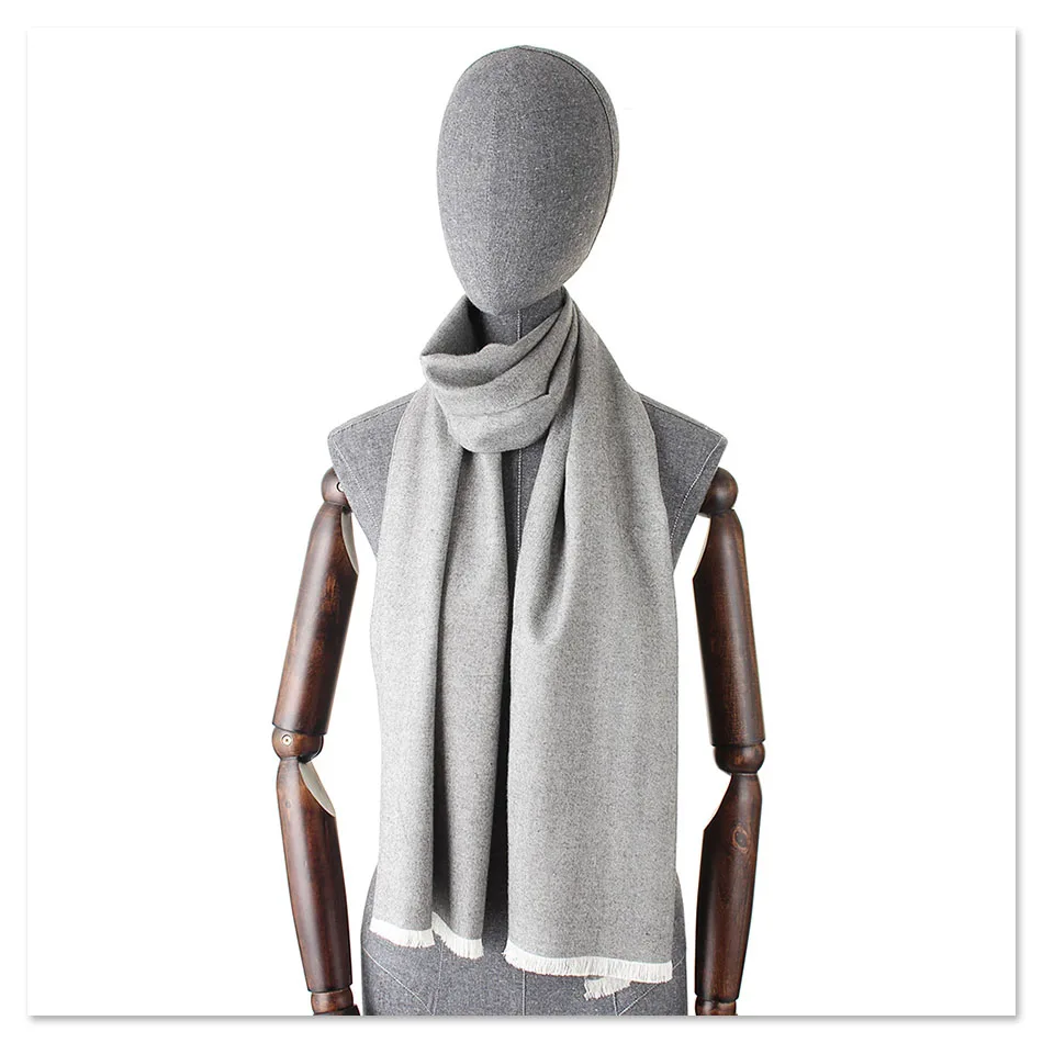 Сплошной цвет в елочку имитация кашемира шарфы для женщин мужчин зимние толстые теплые шерстяные длинный шарф леди шаль обертывания высокое качество
