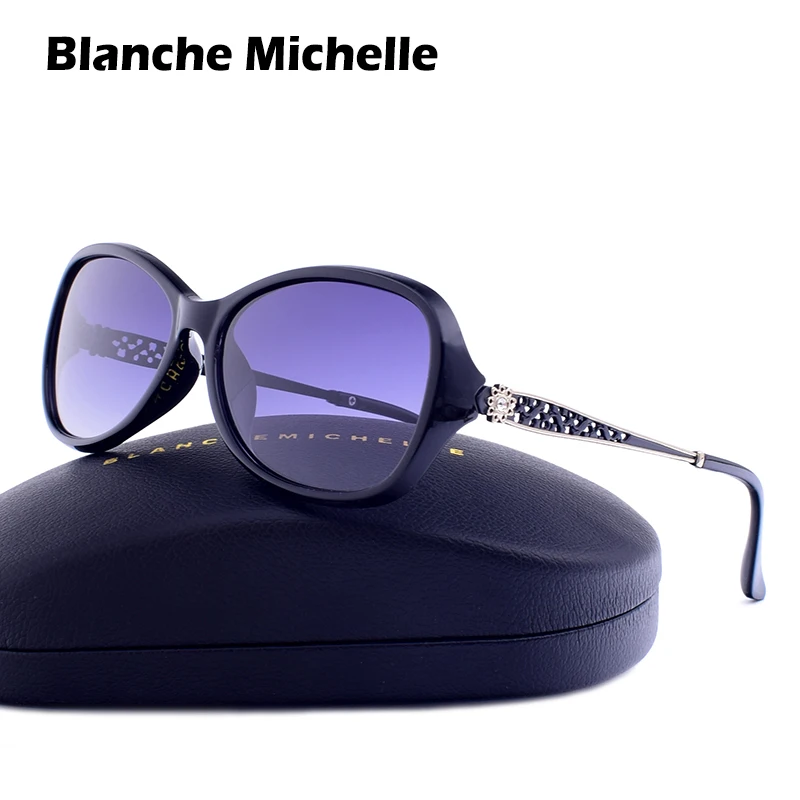 

Blanche Michelle 2019 Square Polarized Sunglasses Women UV400 Brand Designer Gradient Sun Glasses gafas de sol oculos With Box