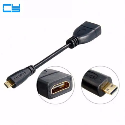 Micro HDMI папа к Женский адаптер короткий кабель 10 см для XOOM Droid X | Компьютеры и офис