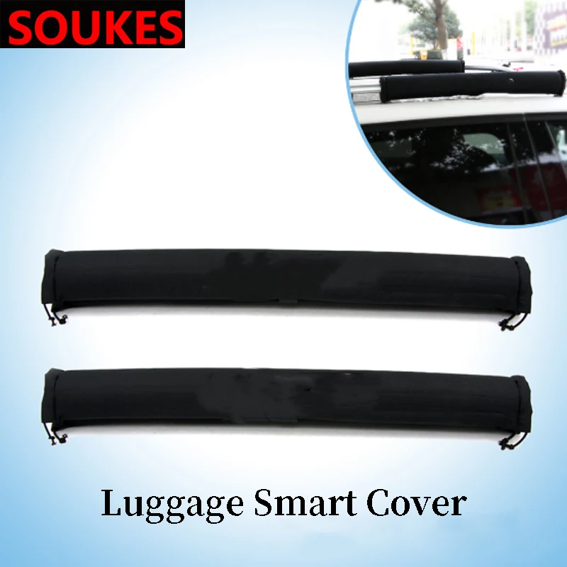 

2pcs Car Roof Rack Protection Scratch Guard Cover For Nissan Qashqai Opel Astra J H G Skoda Octavia A7 2 Volvo XC90 V70 Subaru